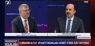 Konya B&uuml;y&uuml;kşehir Belediye Başkanı Uğur İbrahim Altay İBB'deki yolsuzluk hakkında konuştu