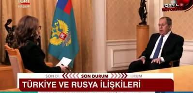 Lavrov: T&uuml;rkiye&rsquo;nin her b&uuml;y&uuml;k &uuml;lke gibi, kendi ulusal &ccedil;ıkarları var