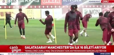 Manchester City ma&ccedil;ına bir g&uuml;n kala: Galatasaray'ın yıldızı antrenmana &ccedil;ıkmadı