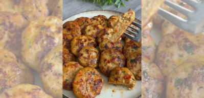 Mangal tadında tavuk k&ouml;fte tarifi