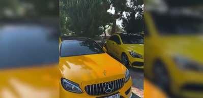 Mersin'deki l&uuml;ks taksi durağı g&ouml;renleri şaşkına &ccedil;evirdi