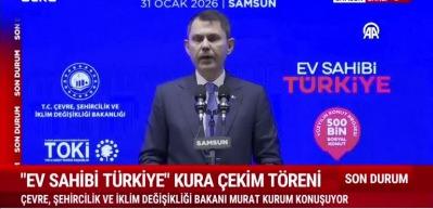 Murat Kurum "Ev Sahibi T&uuml;rkiye" kura &ccedil;ekiminde konuştu