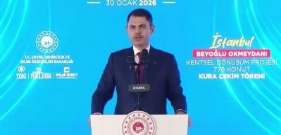 Bakan Kurum'dan &Ouml;zg&uuml;r &Ouml;zel'e kentsel d&ouml;n&uuml;ş&uuml;m tepkisi!