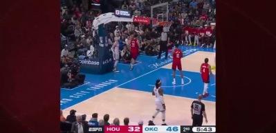 Alperen Şeng&uuml;n&rsquo;den triple-double performansı: Rockets, Thunder&rsquo;ı devirdi