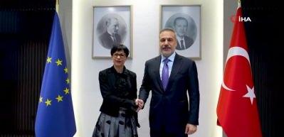 Bakan Fidan, AB Komisyonunun Genişlemeden Sorumlu &Uuml;yesi Kos ile g&ouml;r&uuml;şt&uuml;