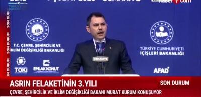 Bakan Kurum'dan 6 Şubat'ın yıl d&ouml;n&uuml;m&uuml;nde net mesaj: "Hi&ccedil;bir vatandaşımızı a&ccedil;ıkta bırakmayacağız s&ouml;z&uuml;n&uuml;n izzetini taşıyoruz"