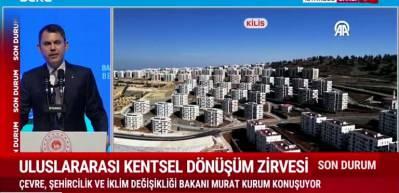 Bakan Murat Kurum deprem b&ouml;lgesi i&ccedil;in "&Ccedil;alışmalarımız devam ediyor..." dedi...