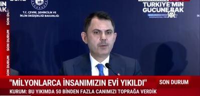 Bakan Murat Kurum'dan &ouml;nemli a&ccedil;ıklamalar