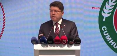 Bakan Yılmaz Tun&ccedil;, 'Kanun Yolu Uygulamaları Konferansı'nda konuştu