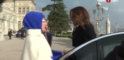 Emine Erdoğan, &Uuml;rd&uuml;n Krali&ccedil;esi Rania ile bir araya geldi
