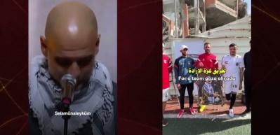 'Gazze'yi yalnız bıraktık' diyen Guardiola'ya Filistinli takımdan teşekk&uuml;r