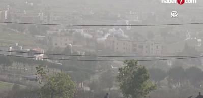 İsrail u&ccedil;aklarından L&uuml;bnan'ın g&uuml;neyine i&ccedil;eriği bilinmeyen kimyasal maddeler atıldı