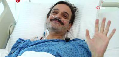 Karaciğer nakli olan Ufuk &Ouml;zkan'dan ilk s&ouml;zler: Dualarınız muhafızım oldu