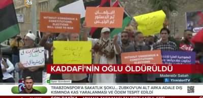 Libya basını: Seyf&uuml;lislam Kaddafi &ouml;ld&uuml;r&uuml;ld&uuml;