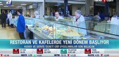 Restoranlarda zorunlu kuver bitti: Hesaplarda yeni 'g&ouml;n&uuml;ll&uuml; bahşiş' d&ouml;nemi başladı