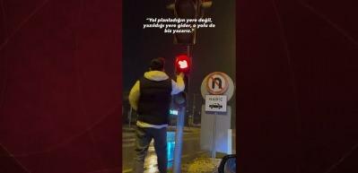 Takip&ccedil;i uğruna  trafik g&uuml;venliğini tehlikeye atan gence tepki yağıyor