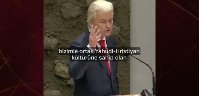 Yine kontrolden &ccedil;ıktı: Wilders, İsrail&rsquo;e destek verip eleştirenleri hedef g&ouml;sterdi