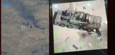 Sudan'da &Ccedil;in teknolojisine T&uuml;rk darbesi: Akıncı d&uuml;ş&uuml;k g&ouml;r&uuml;n&uuml;rl&uuml;kle vurdu! FK-2000'e saniye saniye imha