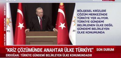 Başkan Erdoğan: 8 &ccedil;ivi ve pikapla &ouml;v&uuml;n&uuml;yorlar!