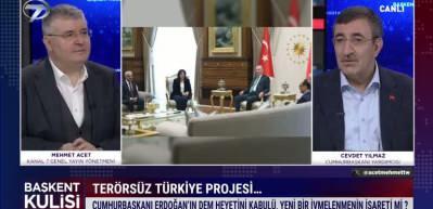 Cumhurbaşkanı Yardımcısı Cevdet Yılmaz'dan Kanal 7 ekranlarında &ouml;nemli a&ccedil;ıklamalar