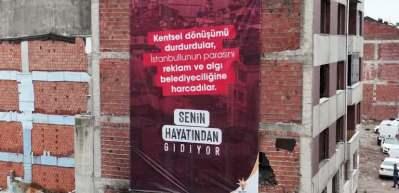 İstanbul'daki CHP'nin 6 yıldır bitiremediği İsmetpaşa Mahallesi havadan g&ouml;r&uuml;nt&uuml;lendi