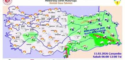Meteoroloji'den 7 ili kuvvetli yağışlar konusunda uyardı