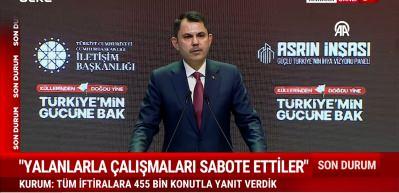 Murat Kurum'dan &Ouml;zg&uuml;r &Ouml;zel'e sert tepki: "Bu enkazın altında siz kaldınız!"