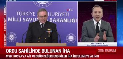 Ordu sahilinde bulunan İHA&rsquo;nın Rusya&rsquo;ya ait!