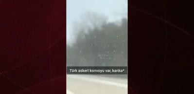 T&uuml;rk askeri konvoyu Avrupa'da