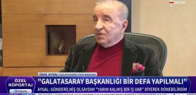 &Uuml;nal Aysal'dan 'başkanlığa geri d&ouml;n&uuml;ş' iddialarına net yanıt