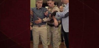 Arjantinli Bakan canlı yayında elektroşok verildi, o anlar g&ouml;renleri şaşırttı