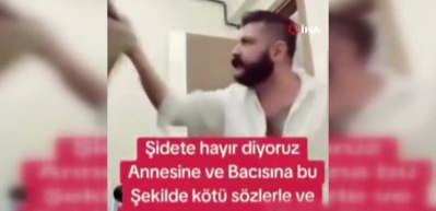 Canlı yayında infiale neden olan anlar! Annesine ve kız kardeşine tehditler yağdırdı