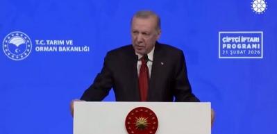 Cumhurbaşkanı Erdoğan: 6 Mart'tan itibaren 1 ay i&ccedil;inde 81 milyar lira destek &ouml;demelerini &ccedil;ift&ccedil;ilerimizin hesabına aktaracağız