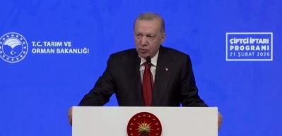 Cumhurbaşkanı Erdoğan: G&uuml;&ccedil;l&uuml; T&uuml;rkiye'nin yolu g&uuml;&ccedil;l&uuml; tarımdan ge&ccedil;er