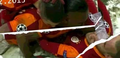 Galatasaray'ın Juventus galibiyeti sonrasında Sneijder'den 2013 g&ouml;ndermesi geldi