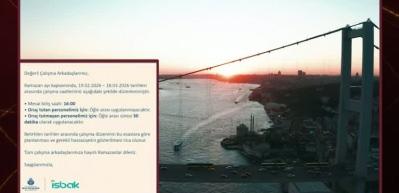 İBB&rsquo;ye bağlı İSBAK&rsquo;tan oru&ccedil; tutanlara tartışmalı uygulama!