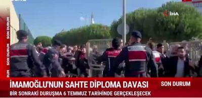 İmamoğlu'nun yargılandığı diploma davası ertelendi