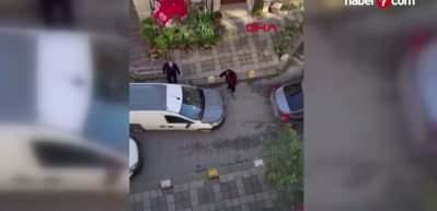 Kadık&ouml;y&rsquo;de park yeri kavgası; 'Burası benim evimin &ouml;n&uuml;'