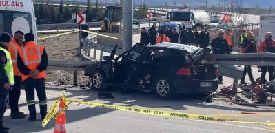 Karaman'daki feci kaza! 2 kişi hayatını kaybetti