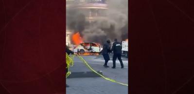 Meksika'da &uuml;lke karıştı: Kartel &uuml;yeleri havalimanını bastı