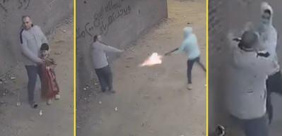 Mısır'da sokak ortasında dehşet: Baba ve oğluna saldırı &uuml;lkede infial yarattı