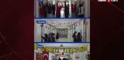 Okullarda Ramazan heyecanı yaşatılıyor