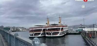 Olumsuz hava koşulları nedeniyle bazı vapur seferleri iptal edildi