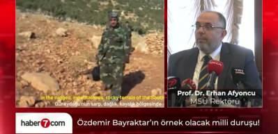 &Ouml;zdemir Bayraktar'ın milli duruşunu &uuml;nl&uuml; tarih&ccedil;i Prof Dr. Afyoncu anlattı