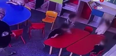 Sabitlenmeyen masa felaket getirdi: K&uuml;&ccedil;&uuml;k &ccedil;ocuğun parmakları masanın altında ezildi