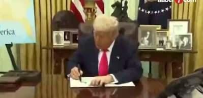 Trump'tan flaş karar, imzayı attı...