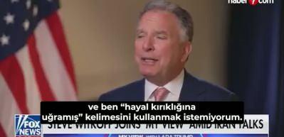 Witkoff, İran'ın bir hafta i&ccedil;inde bomba yapım malzemesi &uuml;retme imkanına sahip olduğunu savundu