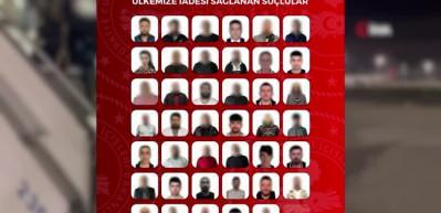 10 &uuml;lkeden 41 firari T&uuml;rkiye&rsquo;ye getirildi