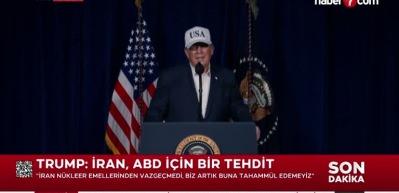 ABD Başkanı Trump: "İran'a y&ouml;nelik b&uuml;y&uuml;k bir operasyon başlattık"