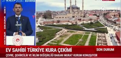 Bakan Kurum, Selimiye Camisi'ni ziyaret etti!